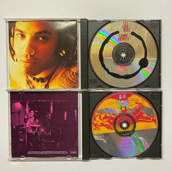 Lenny Kravitz 2 CD Lot - Are You Gonna Go My Way / Let Love rule - Picture 2 of 3